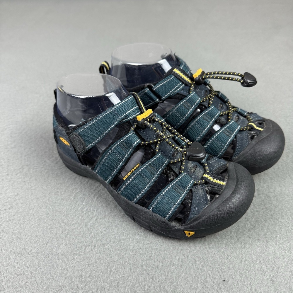 Keen Sandals Kids‎ Boy 3 Blue Newport H2 Closed Toe Water Hiking Shoes Washable